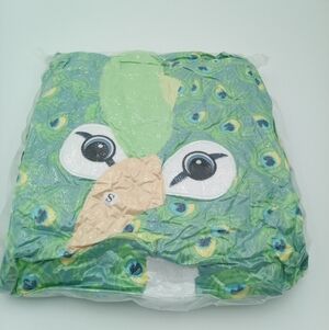 Peacock Unisex Onesie Adult Size Small NIP